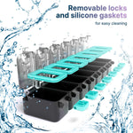 Load image into Gallery viewer, Weekly Pill Organizer 2 Times A Day Airtight Pill Box 7 Day Am Pm Vitamin Case
