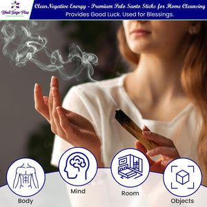 Premium Palo Santo Smudge Sticks from Peru (Net Weight 1 lb) 100% Natural Incense Hand Picked Ethically Sourced