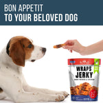 Load image into Gallery viewer, Chicken Jerky Dog Treats Human Grade Grain Free Organic Meat All Natural High Protein Dried Strips Best Chews for Training Small &amp; Large Dogs Bulk Soft Pack Made for USA 24 Oz. (Sweet Potato)