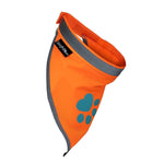 Load image into Gallery viewer, Reflective Dog Bandana Hi-Vis M Size 19 in Chest x 19 in Neck Orange