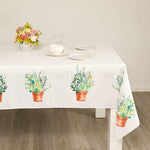 Load image into Gallery viewer, Watercolor Flowers Rectangle Garden Tablecloth Stain Resistant 60x104 inch
