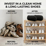 Load image into Gallery viewer, Shoe Washing Machine Bag 2 Pack for Washer &amp; Dryer Thick Padded Sneaker Laundry Bags with Mesh Panels Zipper Protective Shoe Washer Bag for Running &amp; Gym Shoes