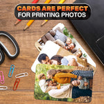 Load image into Gallery viewer, 100 Pcs Sublimation Business Card Blanks – Double Sided Aluminum Alloy Cards Pearl Color Thin &amp; Smooth Sublimation Blanks for Printing &amp; Personalization