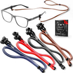 Load image into Gallery viewer, Eyeglass Chains for Women Men Premium ECO Leather Strap 4 Pcs 28 inch Length