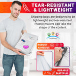 Load image into Gallery viewer, White Gusseted Poly Mailers 13 x 16 x 4 Inch Pack of 100 Poly Shipping Envelopes for Clothing 2.5 Mil. Plastic Shipping Bags Self Seal. Mailing Packages