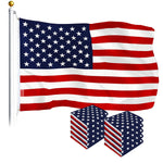Load image into Gallery viewer, USA American Flag 3x5 Ft 10Pack Printed Polyester By G128
