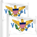 Load image into Gallery viewer, U.S. Virgin Islands Flag 3x5 Ft 2Pack 150D Printed Polyester By G128
