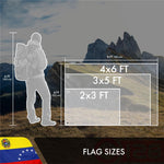 Load image into Gallery viewer, G128 10 Pack: Venezuela 7 Stars Venezuelan Flag  4x6 Ft  Double ToughWeave Series Double Sided Embroidered 210D Polyester  Country Flag, Embroidered Design, Brass Grommets, Heavy Duty, 2ply