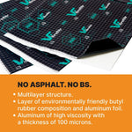 Load image into Gallery viewer, Sound Deadening Material Vibrofiltr 3.0 mm (118 mil)  28.2 sqft Noise Insulation &amp; Dampening