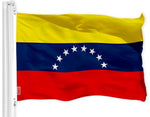 Load image into Gallery viewer, G128 Venezuela Venezuelan Flag  3x5 feet  Printed 150D  Indoor/Outdoor, Vibrant Colors, Brass Grommets, Quality Polyester, Much Thicker More Durable Than 100D 75D Polyester