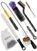 Load image into Gallery viewer, Premium Cleaning Set with 4 Brushes &amp; 500 Stainless Steel Cleaning Beads
