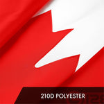Load image into Gallery viewer, G128 5 Pack: Canada Canadian Flag  5x8 Ft  ToughWeave Series Embroidered 300D Polyester  Country Flag, Embroidered Design, Indoor/Outdoor, Brass Grommets