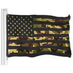 Load image into Gallery viewer, G128 Combo Pack: American USA Flag 150D 3x5 Ft &amp; American USA Camouflage Flag 300D 3x5 Ft  Both LiteWeave Pro Series Printed Polyester, Brass Grommets