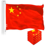 Load image into Gallery viewer, China Chinese Flag 3x5 Ft 5Pack 150D Printed Polyester By G128