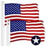 Load image into Gallery viewer, USA American Flag 3x5 Ft 2Pack Embroidered Polyester By G128
