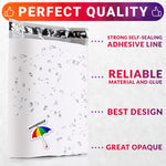 Load image into Gallery viewer, White Gusseted Poly Mailers 10 x 13 x 2 Inch Pack of 50 Poly Shipping Envelopes for Clothing 2.5 Mil. Plastic Shipping Bags Self Seal. Mailing Packages