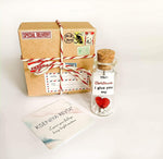 Load image into Gallery viewer, I'm Sorry Gifts for Her and Him Personalised Apology Gift Cute Poop in a Jar and Sorry Card Forgive Me Present Idea (in Beige Craft Box Sorry I was a little Rainbow Poop)