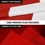 Load image into Gallery viewer, G128 Combo Pack: 6 Feet Tangle Free Spinning Flagpole (Silver) Switzerland Swiss Flag 3x5 ft Printed 150D Brass Grommets (Flag Included) Aluminum Flag Pole