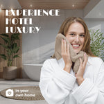 Load image into Gallery viewer, White Classic Taupe Washcloths Set 12 Pack for Body and Face Towel 12x12 Inch Cotton Wash Cloths Bulk Spa Fingertip Wash Clothes Soft Absorbent Gym Towels
