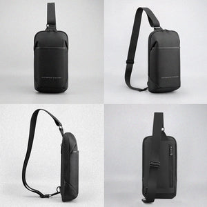 Small Crossbody Bag Sling Bag for Men Women Waterproof Chest Pack with Anti