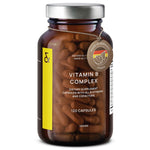 Load image into Gallery viewer, Vitamin B Complex 120 Capsules All 8 B Vitamins with Co Factors Myo Inositol
