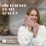 Load image into Gallery viewer, Pink Washcloths Set 12 Pack for Body Face Towel 12x12 Inch Cotton Wash Cloths Bulk  Spa Fingertip Wash Clothes Soft Absorbent Gym Towels