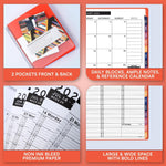 Load image into Gallery viewer, 2026 Appointment Book Planner 8.5 x 11 inch Large Peach Tabbed Daily Hourly Weekly Planner Schedule Book 15 Minute time Slots Business &amp; Personal Planner Jan 2026 Dec 2026