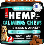 Load image into Gallery viewer, Calming Chews for Dogs 120 Count Anxiety Relief Turmeric &amp; Valerian
