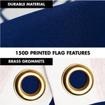 Load image into Gallery viewer, G128 Combo Pack: 6 Ft Tangle Free Spinning Flagpole (White) &amp; Wyoming Flag 3x5 Ft Printed 150D Polyester, Brass Grommets (Flag Included) Aluminum Flag Pole