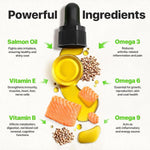 Load image into Gallery viewer, Hemp &amp; Salmon Oil for Dogs Omega 3-6-9 Skin &amp; Coat 1 fl oz