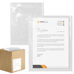 Load image into Gallery viewer, List Envelopes 9.5 x 12 Inch 100 Pack 2 Mil Polyethylene Clear Self Adhesive Shipping Label Sleeves Plastic Shipping Label Pouches for Invoice and Efficient Order Management