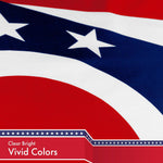 Load image into Gallery viewer, Ohio OH State Flag 3x5 Ft 2Pack 150D Printed Polyester By G128
