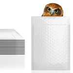 Load image into Gallery viewer, White Poly Bubble Mailers 8.5 x 11 Padded Envelopes 8 1/2 x 11. Pack of 10 Poly Cushion Envelopes. Peel and Seal. Mailing Shipping Packing Packaging