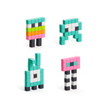 Load image into Gallery viewer, PIXIO Mini Monsters  100 Magnetic Blocks in 6 Colors