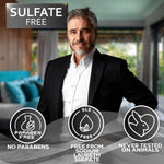 Load image into Gallery viewer, Mens Shampoo and Conditioner Set Sulfate Free and Clarifying For Men with Oily to Normal Hair Moisturizing and Thickening Biotin Keratin Tea Tree Oil Caffeine and Peppermint for Dandruff