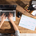 Load image into Gallery viewer, Weekly Undated Planner Notepad 8.5x12  –  52 Week Calendar &amp; To Do List for
