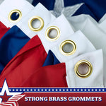 Load image into Gallery viewer, USA Pleated Fan Flag 5x10 Ft American USA Bunting Decoration Flags Embroidered
