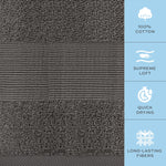 Load image into Gallery viewer, 2 Pack Charcoal Resort Collection Soft Bath Sheet Towels 35x70 in Oversize Large
