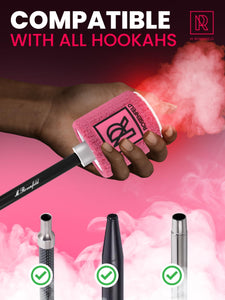 Silver Mini Hookah Pump Hookah Starter with 1000 mAh Rechargeable Battery Kit