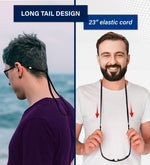 Load image into Gallery viewer, SIGONNA Eye Glasses Holder Around Neck 4 Glasses Straps for Men Women Glasses Holder Strap Retainer
