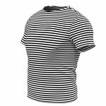 Load image into Gallery viewer, Short Sleeved TShirt Black Striped Paratrooper Top Telnyashka Тельняшка (M)
