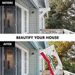 Load image into Gallery viewer, G128 Combo Pack: 6 Feet Tangle Free Spinning Flagpole (Silver) California CA State Flag 3x5 ft Printed 150D Brass Grommets (Flag Included) Aluminum Flag Pole
