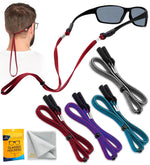 Load image into Gallery viewer, SIGONNA Eye Glasses Holder Around Neck  4 Glasses Straps for Men Women Glasses Holder Strap Retainer
