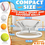Load image into Gallery viewer, Acrylic Baseball Holder Baseball Display Stand Sturdy Transparent Design Easy to Assemble for Golf Ball Tennis Ball Softball Suitable for Home &amp; Office Display
