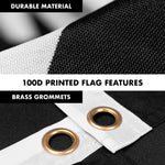 Load image into Gallery viewer, G128  6 Feet Tangle Free Spinning Flagpole (Silver) POW Brass Grommets Printed 3x5 ft (Flag Included) Aluminum Flag Pole