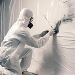 Load image into Gallery viewer, Medical Disposable Coveralls for Adults XLarge Size Pack of 5 White PPE Suit