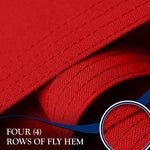 Load image into Gallery viewer, G128 10 Pack: Georgia GA State Flag  2x3 Ft  StormFlyer Series Embroidered 220GSM Spun Polyester  Embroidered Design, Indoor/Outdoor, Brass Grommets, Heavy Duty, All Weather