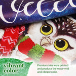 Load image into Gallery viewer, G128 Garden Flag Welcome Cozy Owls with Scarves  12x18 Inch  Printed Blockout Polyester  Christmas Decoration