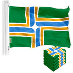 Load image into Gallery viewer, Portland City Flag 3x5 Ft 5Pack 150D Printed Polyester By G128