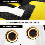 Load image into Gallery viewer, G128 Combo Pack: 6 Ft Tangle Free Aluminum Spinning Flagpole (White) &amp; Thin Line First Responders American Flag 3x5 Ft, LiteWeave Pro Series Printed 150D Polyester  Pole with Flag Included